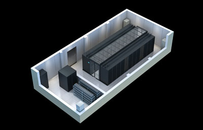 武漢3D機房效果圖制作|立體戶型圖渲染